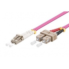 Duplexní patch kabel MM 50/125, OM4, SC-LC, LS0H, 5m