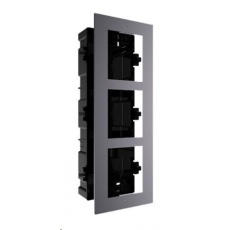 HIKVISION DS-KD-ACF3, rámeček pro modulární interkom, pro 3 moduly, zápustná montáž HIKVISION DS-KD-ACF3, rámeček pro modulární interkom, pro 3 moduly, zápustná montáž