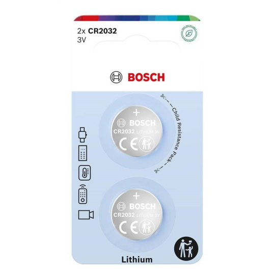 Bosch CR2032B2/00 Lithium (Blistr 1 ks) Bosch CR2032B2/00 Lithium (Blistr 1 ks)