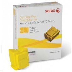 Xerox ColorQube Ink pro 8870/8880 yellow (6 STICKS), DMO (17 300str.) Xerox ColorQube Ink pro 8870/8880 yellow (6 STICKS), DMO (17 300str.)