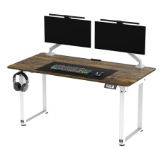 Pracovný stôl, elektricky nastaviteľná výška, 160x75 cm, 72-118 cm, UPLIFT, s XXL podložkou pod myš, ULTRADESK Pracovný stôl, elektricky nastaviteľná výška, 160x75 cm, 72-118 cm, UPLIFT, s XXL podložkou pod myš, ULTRADESK