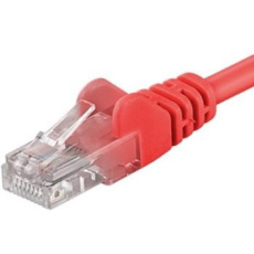 PremiumCord Patch kabel UTP RJ45-RJ45 CAT6 2m červená