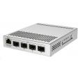 MikroTik Cloud Router Switch CRS305-1G-4S+IN, Dual Boot (SwitchOS, RouterOS), 800MHz, 512MB RAM, 4xSFP+, vrátane.L5