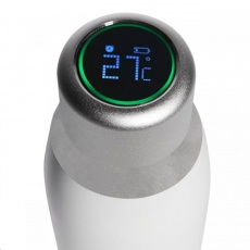Puro SMART láhev z nerezové oceli s LCD displejem, double wall, 500ml White Puro SMART láhev z nerezové oceli s LCD displejem, double wall, 500ml White