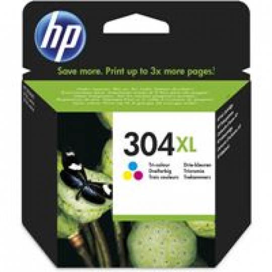 HP 304XL Tri-color Ink Cartridge (300 pages)
