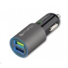 4smarts nabíječka do auta Rapid Quick Charge, 2x USB, 3 A, šedá 4smarts nabíječka do auta Rapid Quick Charge, 2x USB, 3 A, šedá