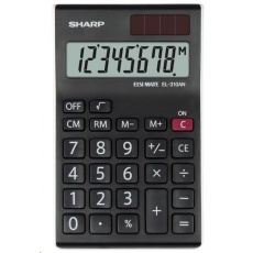 SHARP kalkulačka - EL-310ANWH - černá
