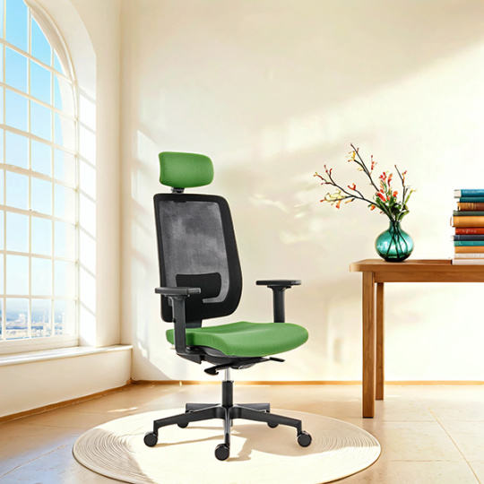 Powerton Kancelárske ergonomické kreslo Lucie, Zelené