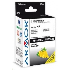 ARMOR ink-jet pre HP Officejet 6100, 6600, 1230 strán, CN056AE, žltá/yellow (HP 933XL) ARMOR ink-jet pre HP Officejet 6100, 6600, 1230 strán, CN056AE, žltá/yellow (HP 933XL)