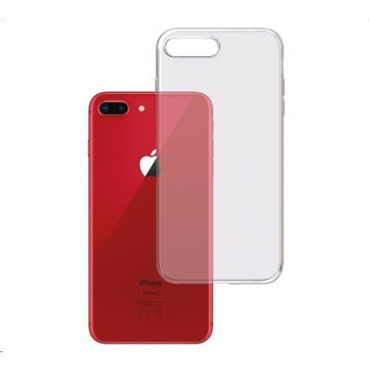 3mk Clear Case pro Apple iPhone 7 Plus, 8 Plus, čirá