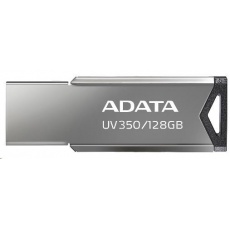 ADATA Flash Disk 64GB UV350, USB 3.2 , sivá metalíza