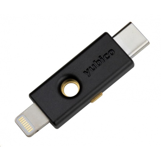 YubiKey 5Ci - USB-C + Lightning, kľúč/token s viacfaktorovým overovaním, podporou OpenPGP a čipovej karty (2FA) YubiKey 5Ci - USB-C + Lightning, kľúč/token s viacfaktorovým overovaním, podporou OpenPGP a čipovej karty (2FA)