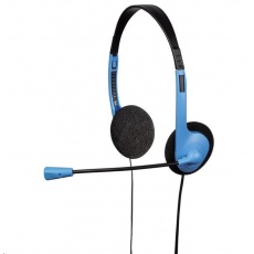 Hama PC Headset HS-101, čierna/modrá Hama PC Headset HS-101, čierna/modrá