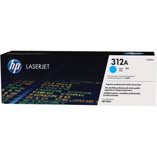 Toner HP 312A cyan/azúrový CF381A (2 700 strán)