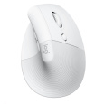 Logitech Lift Vertical Ergonomic Mouse for Business, Mac, off-white/pale grey