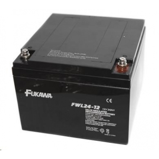 Batéria - FUKAWA FWL 24-12 (12V/24 Ah - M5), životnosť 10 rokov