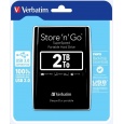 VERBATIM HDD 2.5" 2TB Store 'n' Go USB 3.0, čierna