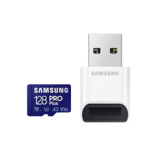 Samsung micro SDXC karta 128GB PRO Plus + USB adaptér