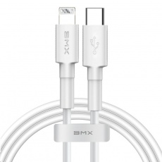 Baseus BMX Mini nabíjecí / datový kabel USBC / Lightning PD 18W 1,2m MFi, bílá Baseus BMX Mini nabíjecí / datový kabel USBC / Lightning PD 18W 1,2m MFi, bílá